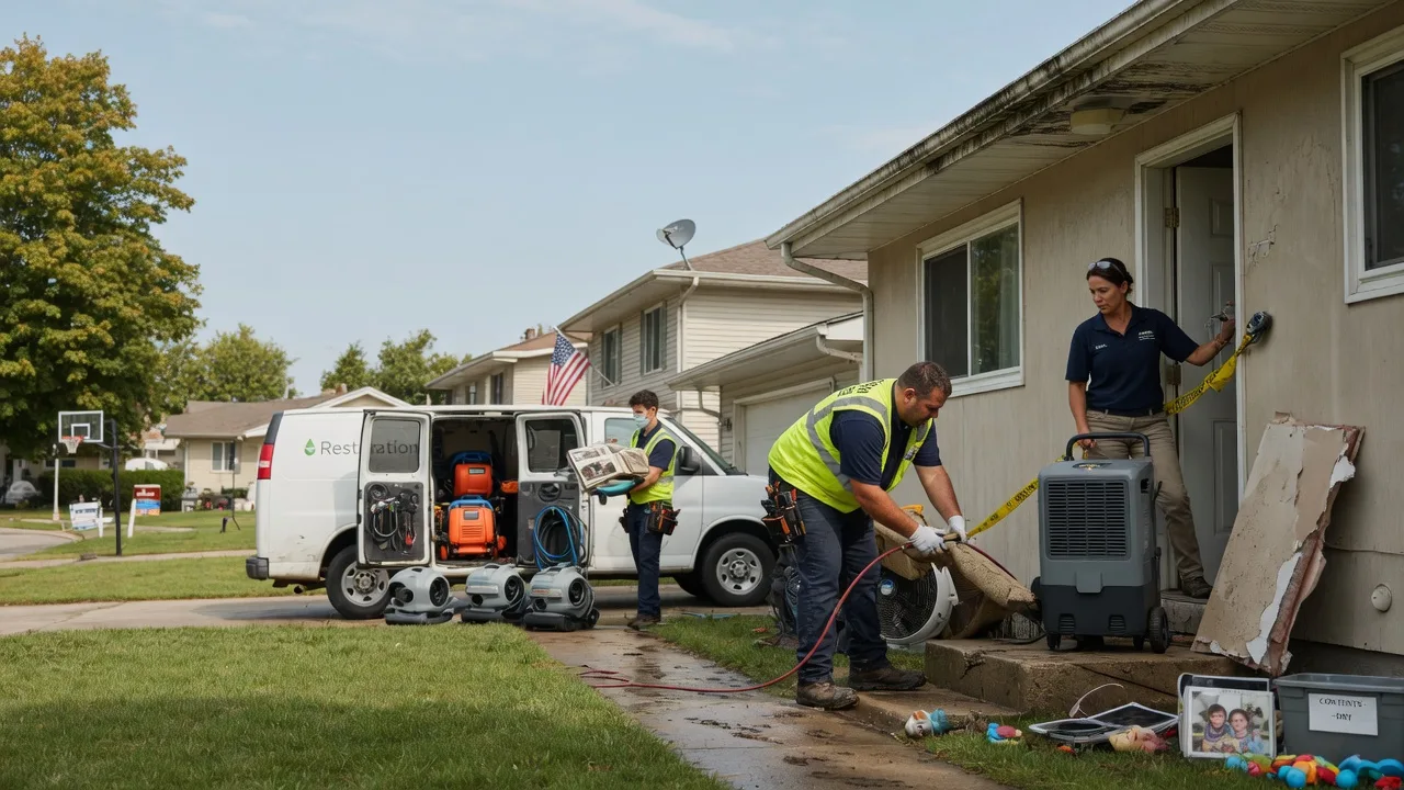 Water Damage Restoration in Clinton, IA near me